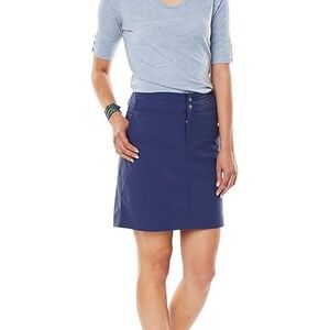 Royal Robbins Navy Mini Jammer II Skirt Size Large
